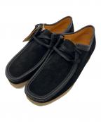 CLARKSクラークス）の古着「Wallabee Boot Black Suede スエードシューズ」｜ブラック