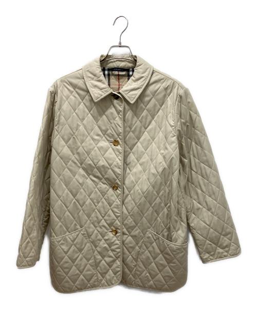 BURBERRY LONDON（バーバリーロンドン）BURBERRY LONDON (バーバリーロンドン) 英国製 裏ノバチェック キルティングコート ベージュ サイズ:不明の古着・服飾アイテム