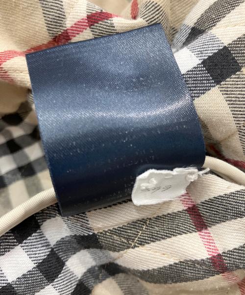 BURBERRY LONDON（バーバリーロンドン）BURBERRY LONDON (バーバリーロンドン) 英国製 裏ノバチェック キルティングコート ベージュ サイズ:不明の古着・服飾アイテム