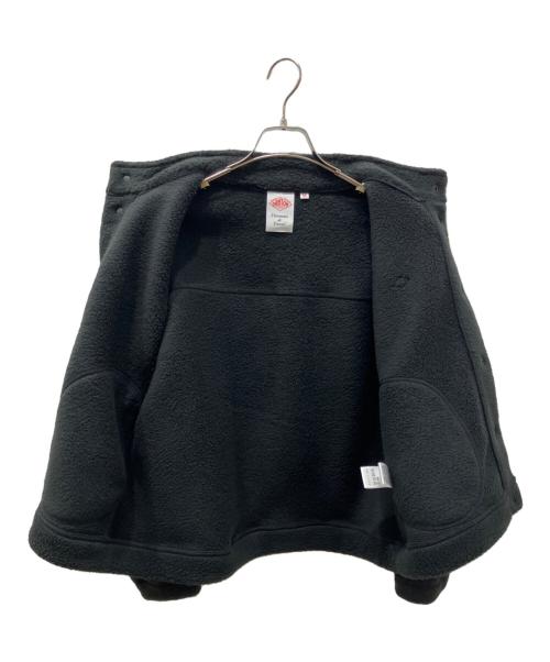 DANTON（ダントン）DANTON (ダントン) DOUBLE FACE BOA STAND COLLAR CARDIGAN フリースジャケット ブラック サイズ:Mの古着・服飾アイテム