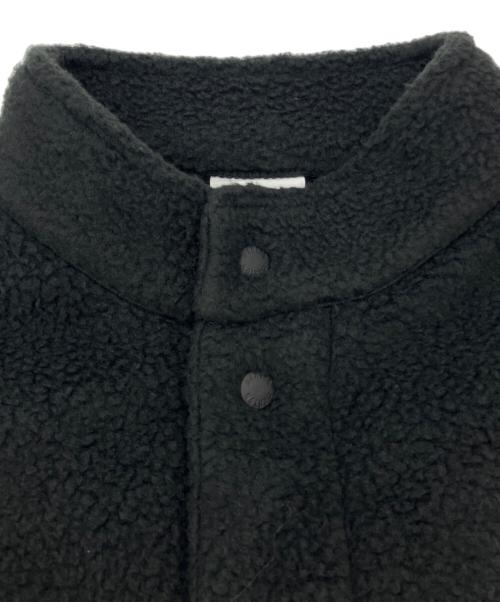 DANTON（ダントン）DANTON (ダントン) DOUBLE FACE BOA STAND COLLAR CARDIGAN フリースジャケット ブラック サイズ:Mの古着・服飾アイテム