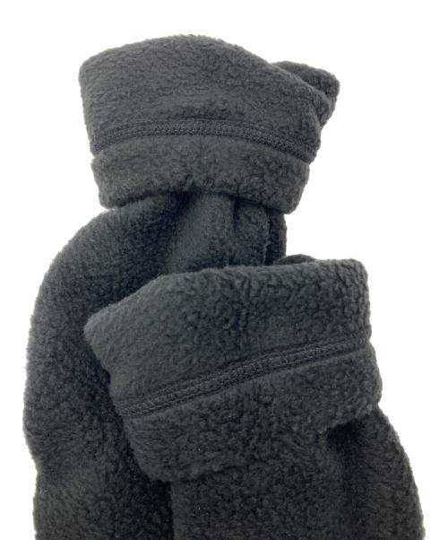 DANTON（ダントン）DANTON (ダントン) DOUBLE FACE BOA STAND COLLAR CARDIGAN フリースジャケット ブラック サイズ:Mの古着・服飾アイテム