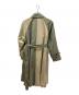 THE KEIJI (ザ・ケイジ) ドッキング プリーツ ステンカラーコート カーキ サイズ:1：15000円