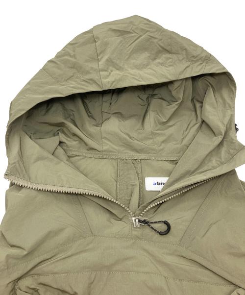 ATMOS（アトモス）atmos (アトモス) Front Pocket Ripstop Anorak Hoodie オリーブ サイズ:XLの古着・服飾アイテム