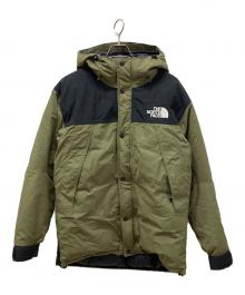 THE NORTH FACE（ザ ノース フェイス）の古着「Mountain Down Jacket マウンテンダウンジャケット」｜ブラック×オリーブ