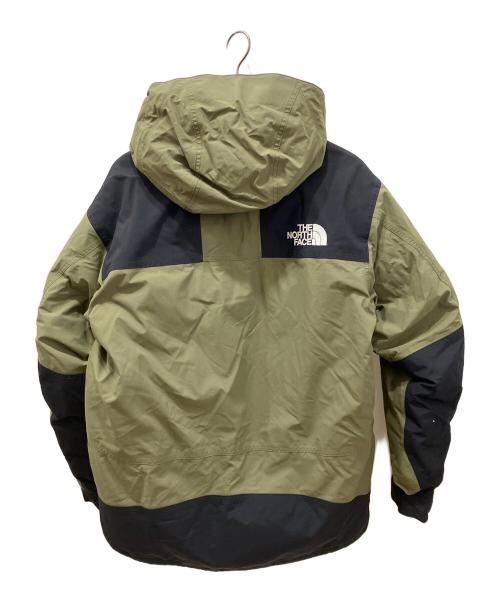 THE NORTH FACE（ザ ノース フェイス）THE NORTH FACE (ザ ノース フェイス) Mountain Down Jacket マウンテンダウンジャケット ブラック×オリーブ サイズ:XLの古着・服飾アイテム
