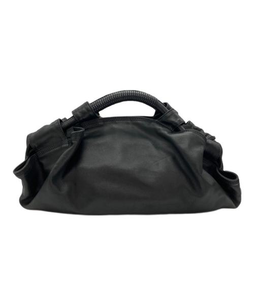 LOEWE（ロエベ）LOEWE (ロエベ) ナッパアイレ レザーハンドバッグ ブラックの古着・服飾アイテム