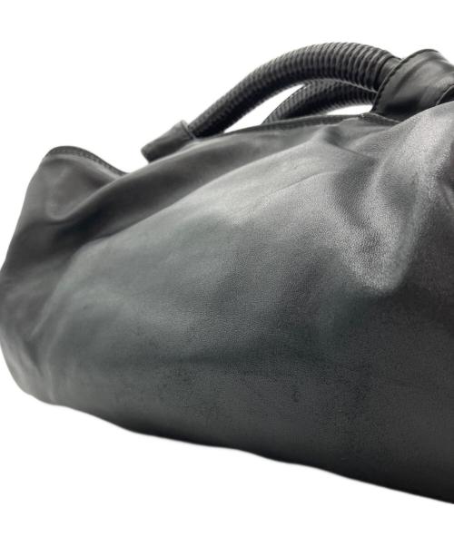 LOEWE（ロエベ）LOEWE (ロエベ) ナッパアイレ レザーハンドバッグ ブラックの古着・服飾アイテム