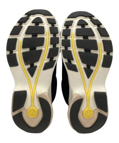 TORY BURCH（トリーバーチ）TORY BURCH (トリーバーチ) Good Luck Trainer ローカットスニーカー ブラック×ベージュ サイズ:5.5の古着・服飾アイテム
