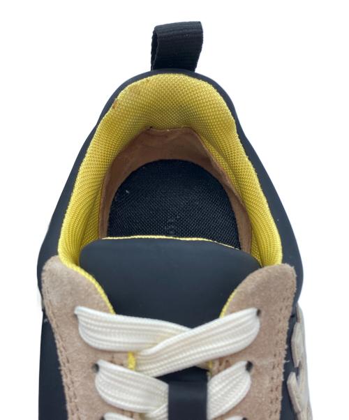 TORY BURCH（トリーバーチ）TORY BURCH (トリーバーチ) Good Luck Trainer ローカットスニーカー ブラック×ベージュ サイズ:5.5の古着・服飾アイテム