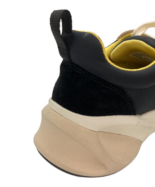 TORY BURCH（トリーバーチ）TORY BURCH (トリーバーチ) Good Luck Trainer ローカットスニーカー ブラック×ベージュ サイズ:5.5の古着・服飾アイテム