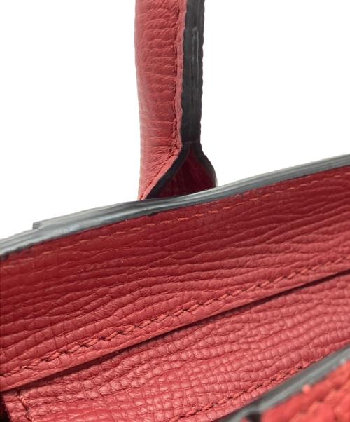 LONGCHAMP（ロンシャン）LONGCHAMP (ロンシャン) MAIL BOX 2WAY ハンドバッグ レッドの古着・服飾アイテム
