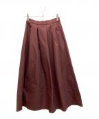 HER LIP TOハーリップトゥ）の古着「Clara Volume Skirt」｜ボルドー