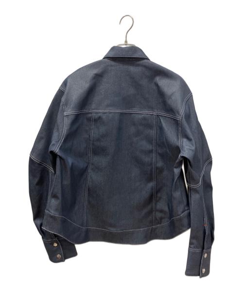 OMMO（オーエムエムオー）OMMO (オーエムエムオー) SQUARE SLEEVE JK インディゴ サイズ:Fの古着・服飾アイテム