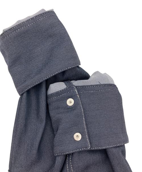 OMMO（オーエムエムオー）OMMO (オーエムエムオー) SQUARE SLEEVE JK インディゴ サイズ:Fの古着・服飾アイテム