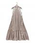 Her lip to（ハーリップトゥ）の古着「Notting Hill Belted Dress」｜ベージュ