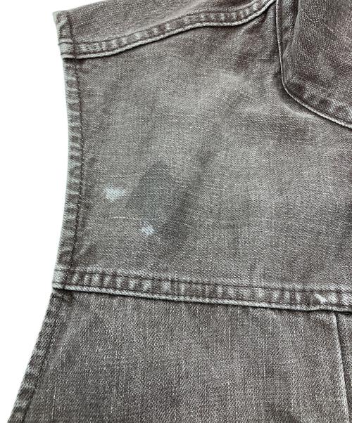 refomed（リフォメッド）refomed (リフォメッド) OLD MAN DENIM VEST デニムベスト ブラウン サイズ:1の古着・服飾アイテム