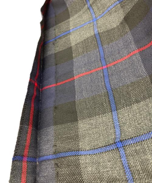 O'NEIL OF DUBLIN（オニールオブダブリン）O'NEIL OF DUBLIN (オニールオブダブリン) ウールラップスカート ネイビー×レッド サイズ:US8の古着・服飾アイテム