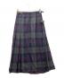 O'NEIL OF DUBLIN（オニールオブダブリン）の古着「ウールラップスカート」｜ネイビー×レッド
