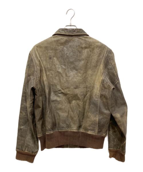 LEVI'S（リーバイス）LEVI'S (リーバイス) レザージャケット ブラウン サイズ:Mの古着・服飾アイテム