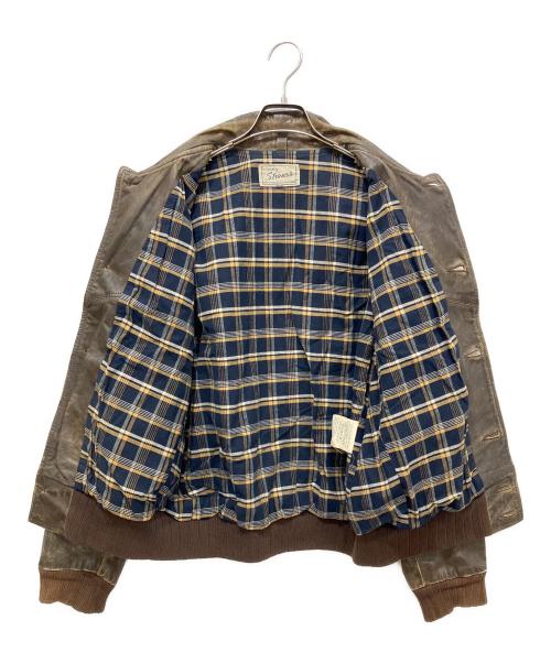 LEVI'S（リーバイス）LEVI'S (リーバイス) レザージャケット ブラウン サイズ:Mの古着・服飾アイテム