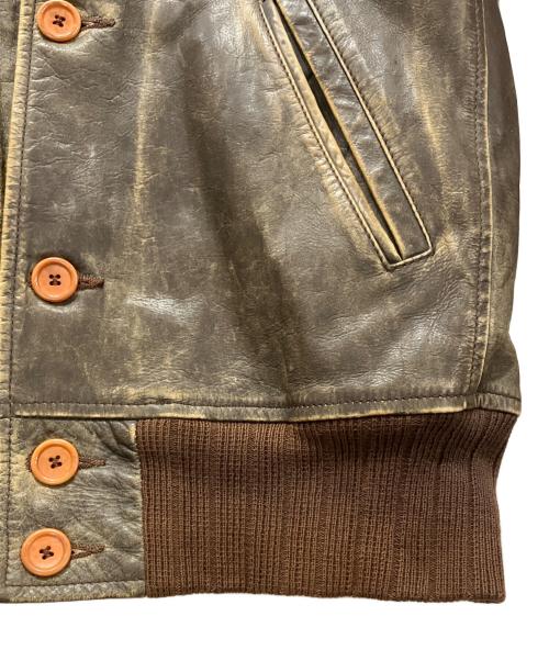 LEVI'S（リーバイス）LEVI'S (リーバイス) レザージャケット ブラウン サイズ:Mの古着・服飾アイテム