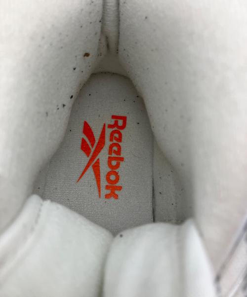 REEBOK（リーボック）REEBOK (リーボック) QUESTION MID ハイカットスニーカー ホワイト×オレンジ サイズ:27の古着・服飾アイテム