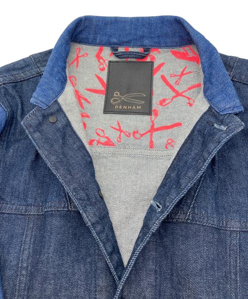 Denham（デンハム）Denham (デンハム) パネルデザインデニムジャケット インディゴ サイズ:Mの古着・服飾アイテム