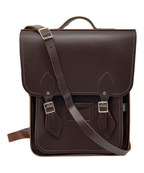 ZATCHELS（ザッチェルズ）ZATCHELS (ザッチェルズ) シティバックパック Plusサイズ ブラウンの古着・服飾アイテム