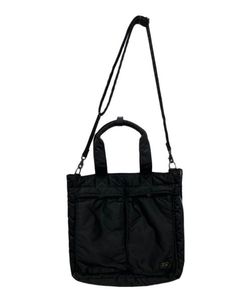 PORTER（ポーター）PORTER (ポーター) TANKER  2WAY TOTE BAG ブラックの古着・服飾アイテム