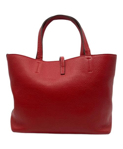 Salvatore Ferragamo（サルヴァトーレ フェラガモ）Salvatore Ferragamo (サルヴァトーレ フェラガモ) レザー ガンチーニ トートバッグ レッドの古着・服飾アイテム