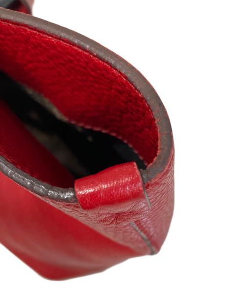 Salvatore Ferragamo（サルヴァトーレ フェラガモ）Salvatore Ferragamo (サルヴァトーレ フェラガモ) レザー ガンチーニ トートバッグ レッドの古着・服飾アイテム