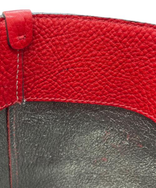 Salvatore Ferragamo（サルヴァトーレ フェラガモ）Salvatore Ferragamo (サルヴァトーレ フェラガモ) レザー ガンチーニ トートバッグ レッドの古着・服飾アイテム