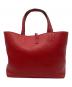Salvatore Ferragamo (サルヴァトーレ フェラガモ) レザー ガンチーニ トートバッグ レッド：14000円