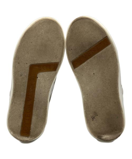 BOTTEGA VENETA（ボッテガベネタ）BOTTEGA VENETA (ボッテガベネタ) イントレチャート スリッポン ホワイト サイズ:35.5の古着・服飾アイテム