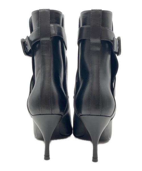 BOTTEGA VENETA（ボッテガベネタ）BOTTEGA VENETA (ボッテガベネタ) レザーヒール ショートブーツ ブラック サイズ:36.5の古着・服飾アイテム