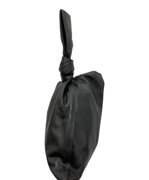 BOTTEGA VENETA（ボッテガベネタ）BOTTEGA VENETA (ボッテガベネタ) ザ ツイスト レザー クラッチバッグ ブラックの古着・服飾アイテム