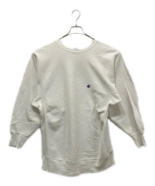 Champion REVERSE WEAVE（チャンピオン リバース ウィーブ）Champion REVERSE WEAVE (チャンピオン リバース ウィーブ) 90S クルーネックスウェット ホワイト サイズ:XXLの古着・服飾アイテム