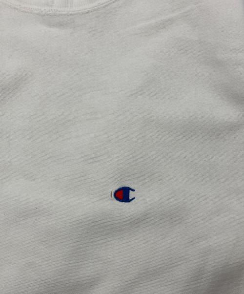 Champion REVERSE WEAVE（チャンピオン リバース ウィーブ）Champion REVERSE WEAVE (チャンピオン リバース ウィーブ) 90S クルーネックスウェット ホワイト サイズ:XXLの古着・服飾アイテム