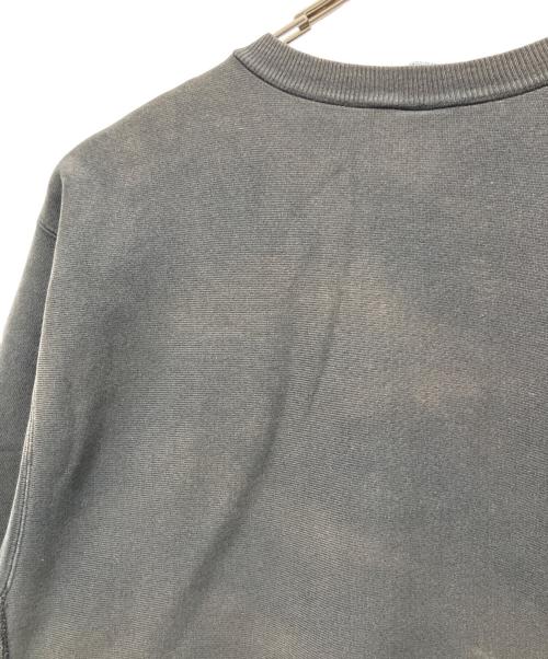Champion REVERSE WEAVE（チャンピオン リバース ウィーブ）Champion REVERSE WEAVE (チャンピオン リバース ウィーブ) 90S フェード クルーネックスウェット ブラック サイズ:XLの古着・服飾アイテム