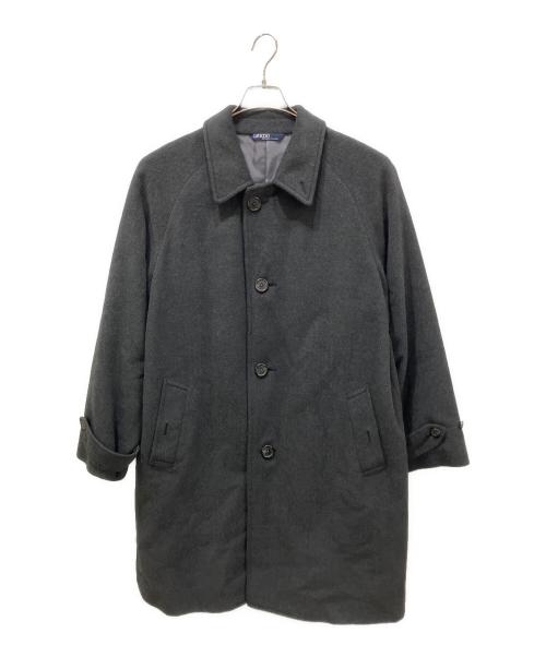 POLO RALPH LAUREN（ポロ・ラルフローレン）POLO RALPH LAUREN (ポロ・ラルフローレン) 一枚袖 ウールステンカラーコート グレー サイズ:LLの古着・服飾アイテム