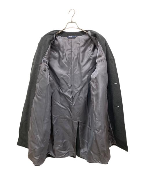 POLO RALPH LAUREN（ポロ・ラルフローレン）POLO RALPH LAUREN (ポロ・ラルフローレン) 一枚袖 ウールステンカラーコート グレー サイズ:LLの古着・服飾アイテム