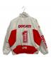 Supreme (シュプリーム) DUCATI (ドゥカティ) 24SS Track Jacket コラボナイロントラックジャケット ホワイト×レッド サイズ:XL：30000円