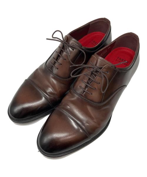 TAKEO KIKUCHI（タケオキクチ）TAKEO KIKUCHI (タケオキクチ) ストレートチップシューズ ブラウン サイズ:65の古着・服飾アイテム