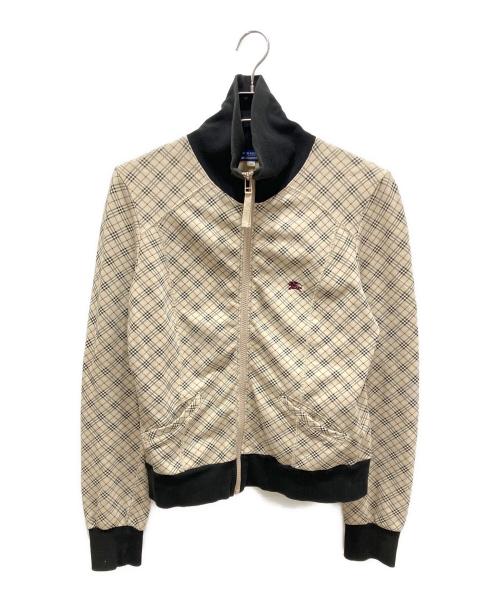 BURBERRY LONDON（バーバリーロンドン）BURBERRY LONDON (バーバリーロンドン) トラックジャケット ベージュ×ブラック サイズ:38の古着・服飾アイテム