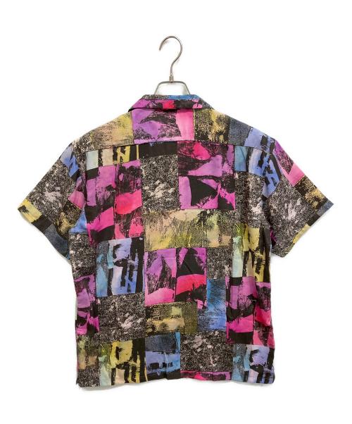 CALEE（キャリー）CALEE (キャリー) R/P ALLOVER PATTERN CROSS OVER SH オープンカラーシャツープンカラーシャツ マルチカラー サイズ:Sの古着・服飾アイテム
