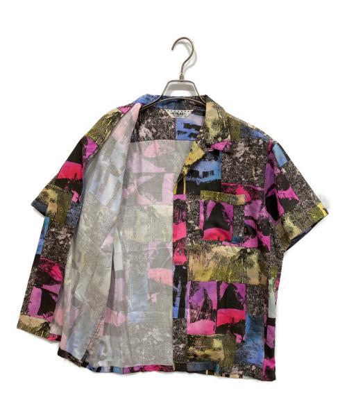 CALEE（キャリー）CALEE (キャリー) R/P ALLOVER PATTERN CROSS OVER SH オープンカラーシャツープンカラーシャツ マルチカラー サイズ:Sの古着・服飾アイテム