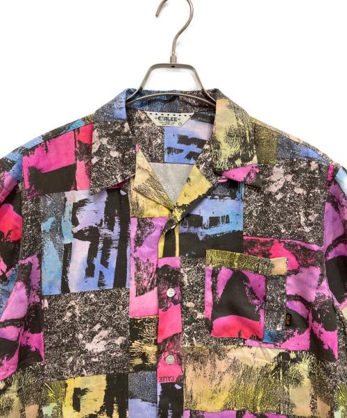 CALEE（キャリー）CALEE (キャリー) R/P ALLOVER PATTERN CROSS OVER SH オープンカラーシャツープンカラーシャツ マルチカラー サイズ:Sの古着・服飾アイテム