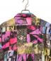 中古・古着 CALEE (キャリー) R/P ALLOVER PATTERN CROSS OVER SH オープンカラーシャツープンカラーシャツ マルチカラー サイズ:S：5000円