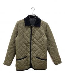 MACKINTOSH PHILOSOPHY（マッキントッシュ フィロソフィー）の古着「リバーシブルキルティングジャケット」｜カーキ×ブラック